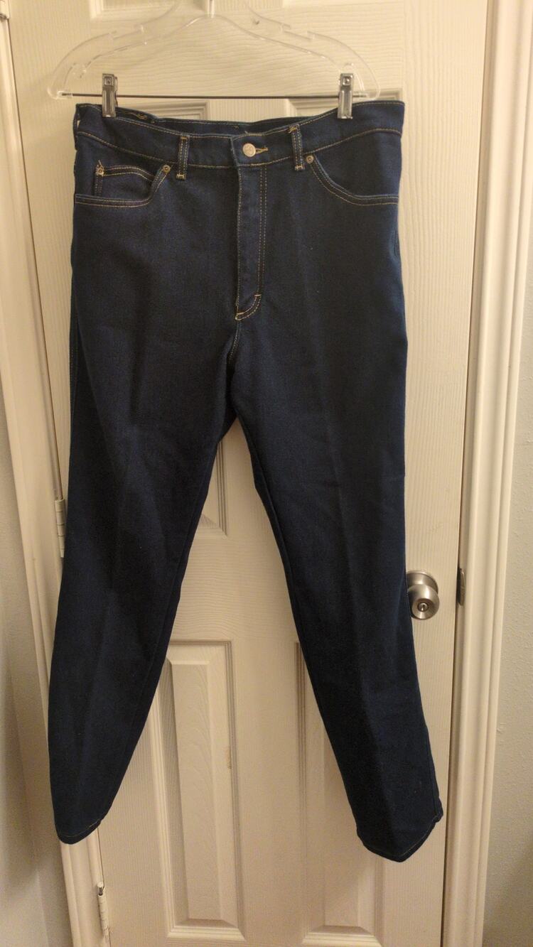 Men's Lee Dark Wash Straight Leg Jeans - Size 36x32